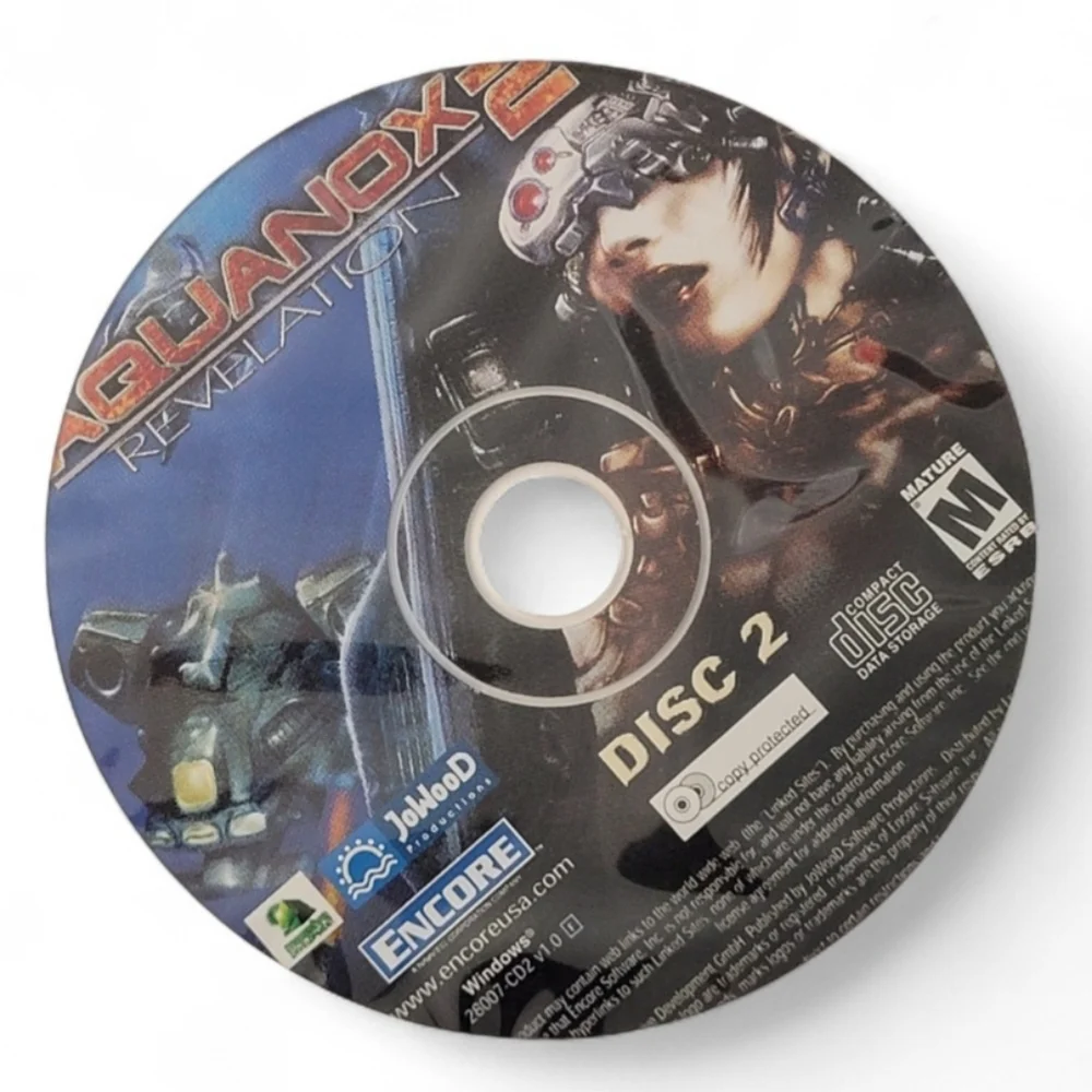 AquaNox 2: Revelation (PC CD-ROM, 2003) 2-Disc CD Boxset W/Manual Included. Aqua